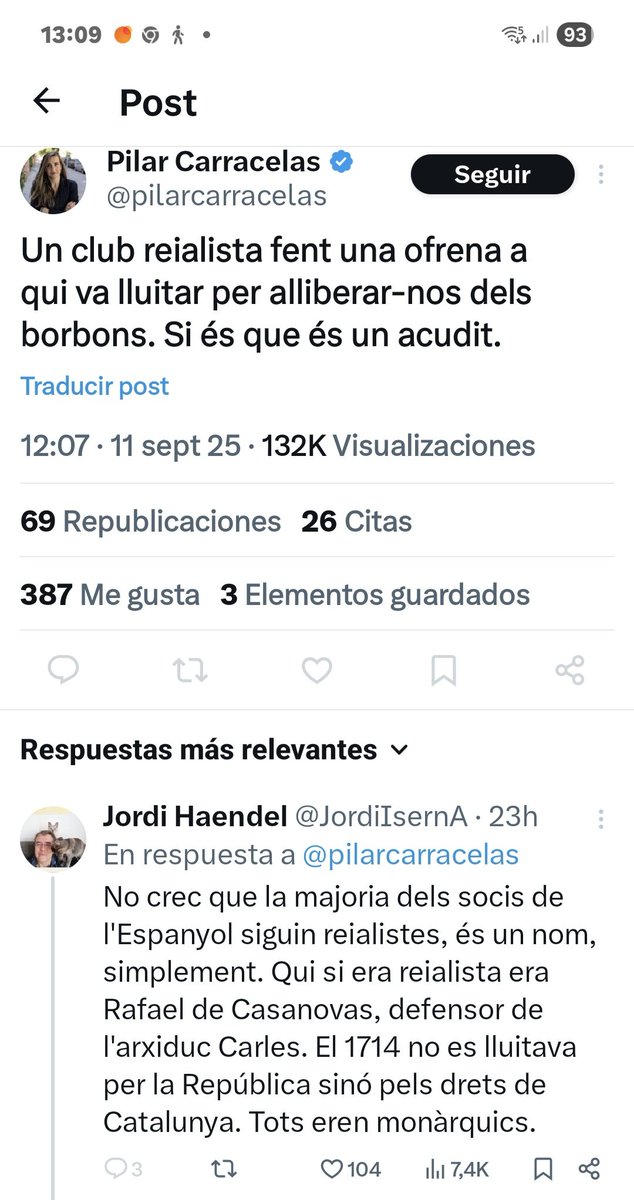 Eres uno de los personajes más indecentes que pululan por Catalunya. 
Se nota que fuiste engendrada con la leche agria que mamaste de la teta de tu puta madre.