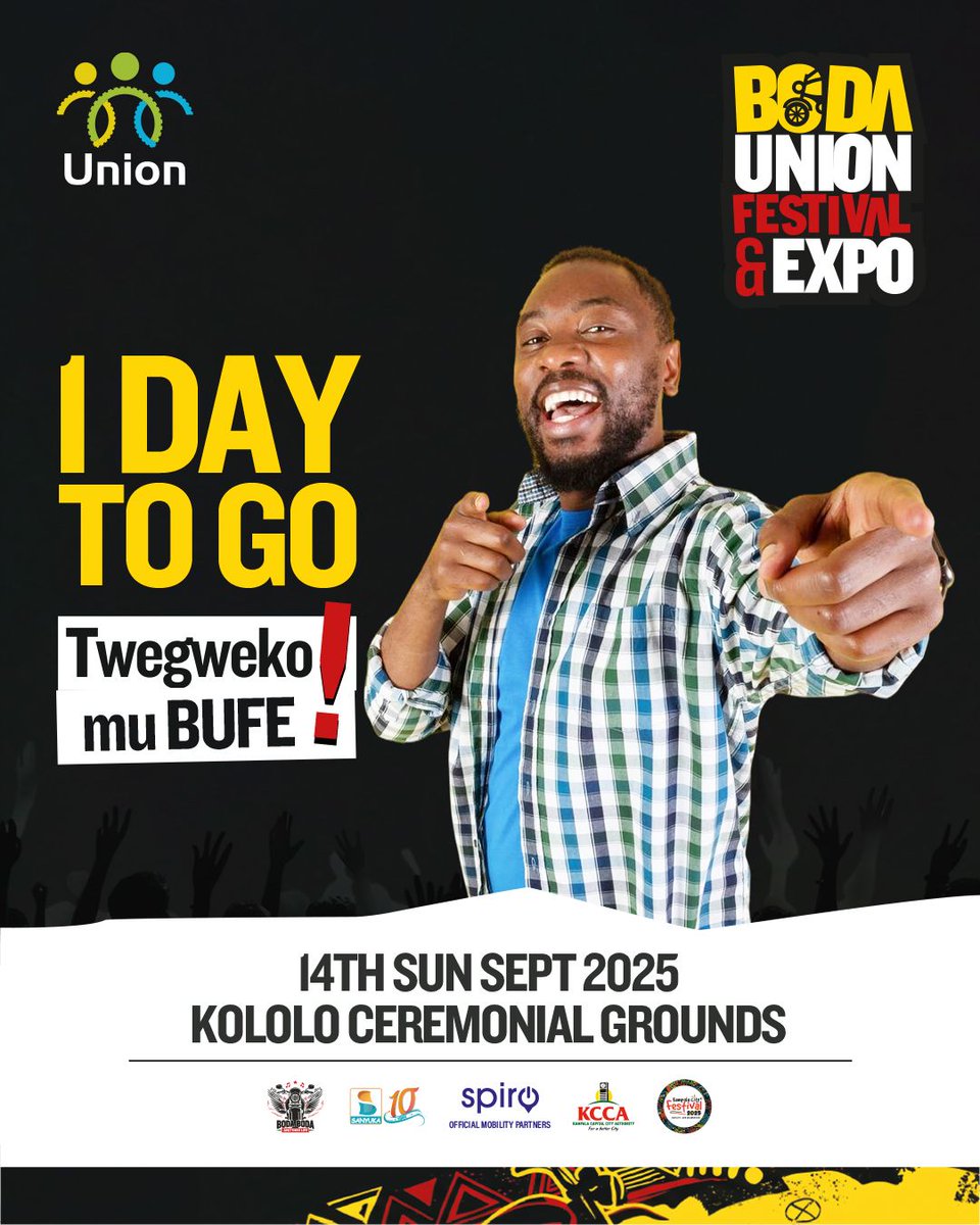 bleep_app_'s tweet image. We’re excited to partner with the Boda Boda Union for the first-ever Boda Boda Union Festival &amp;amp; Expo. 

Twegweko mu BUFE! Kololo Ceremonial Grounds Sunday, 14th Sept 2025.
#Fromfaketosafe, #Stopcounterfeits, #BuyandsellGenuine,