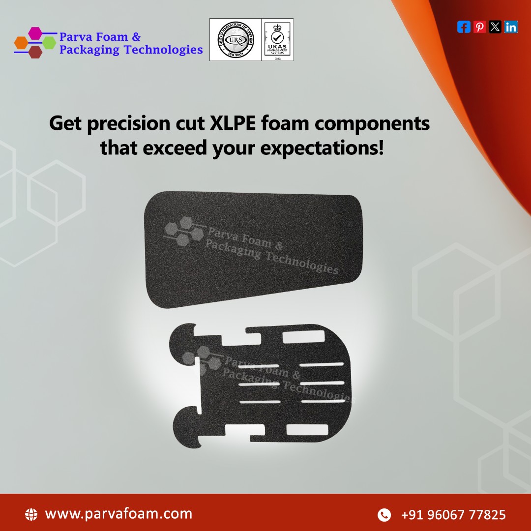 ParvaFoam38534's tweet photo. Get precision cut XLPE foam components that exceed your expectations!
#XLPEFoam #parvafoam #packaging #componentspacking #safedelivery #easypacking #SafeAndSecure #FoamSolutions #foam #SuperiorProtection #ProtectivePackaging #automotive
Book a Free Consultation at +919606777825 https://t.co/HsrEZa7Cr0