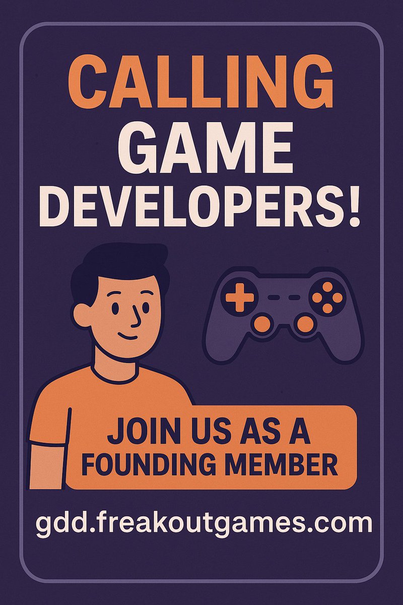 FreakoutGames's tweet photo. I’m building an early-stage, community-driven 

Game Developers Directory, a way to see where devs are worldwide! 👏

Looking for feedback &amp; early members to shape it!
👇👇👇
https://t.co/ZKGYDiTuZU https://t.co/6q7oXwj9ka