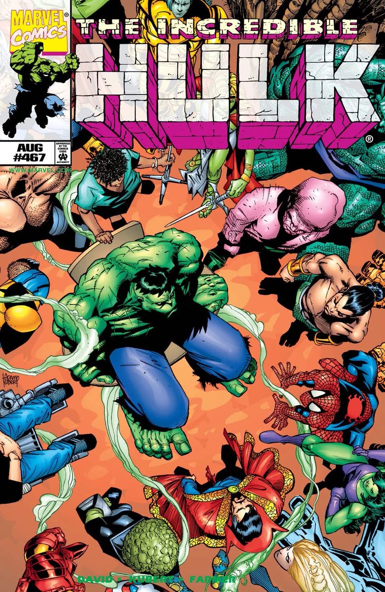 Daily Incredible Hulk Cover!: INCREDIBLE HULK (Volume 1) #467 #HulkSmash #MakeMineMarvel #Hulk 

*Here it is...the FINAL issue of Peter David's remarkable first run on THE INCREDIBLE HULK. In a possible future, Rick Jones grants an interview and shows us events that transpired.*