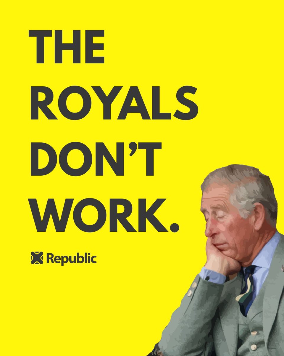 Charles worked less than part-time hours in 2023. What a scrounger. #NotMyKing #AbolishTheMonarchy