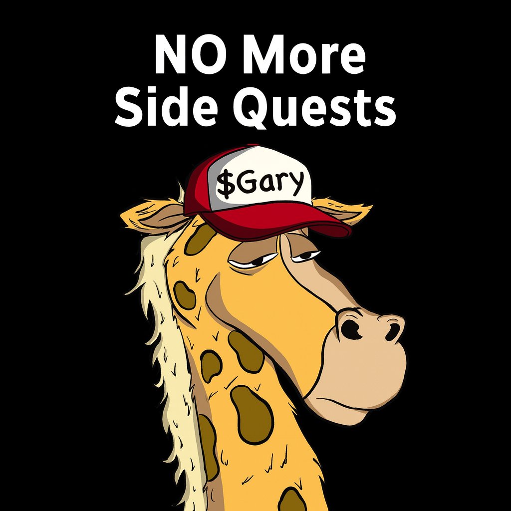NO more side quests