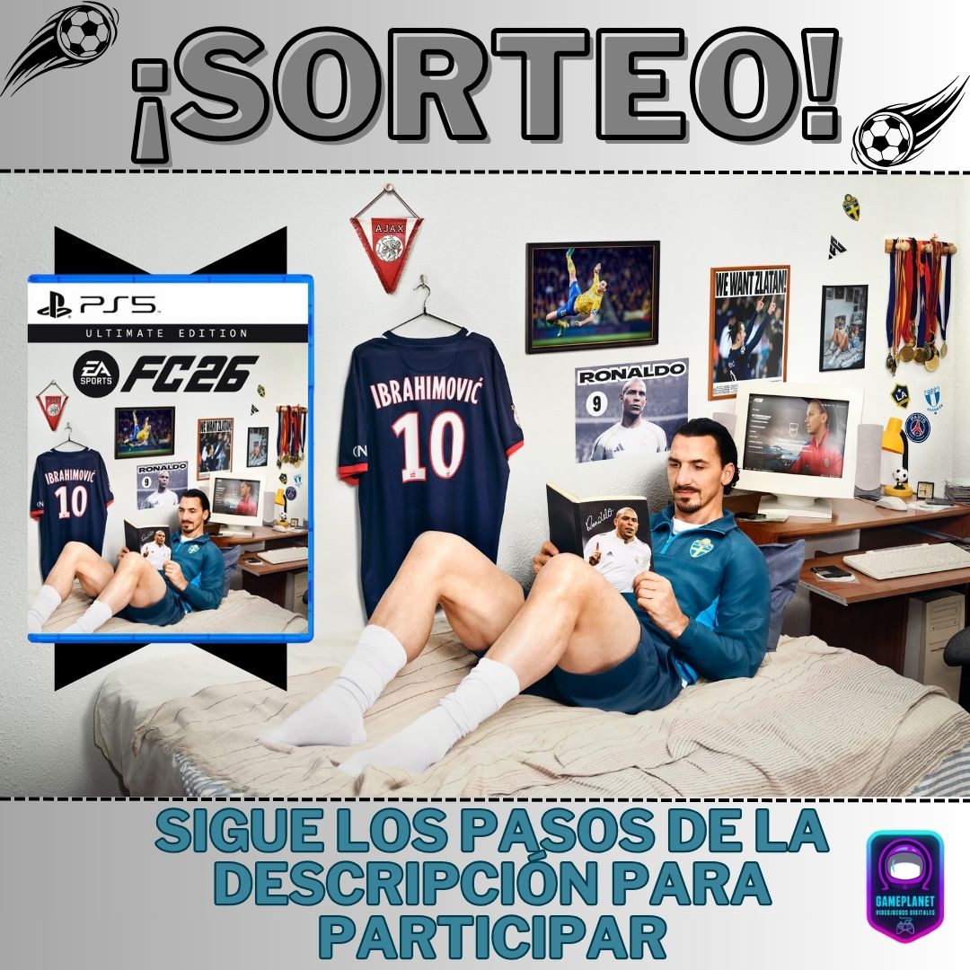 🎁 ¡SORTEAZO de EA SPORTS FC 26 para PS5 y PS4! 🎮 

¿Quieres ganarlo? ¡Súper fácil! 👇

✅ Sígueme a mí <a href="/marperfig/">Yokolvd 👍</a> y a <a href="/gameplanetps/">Ofertas de Videojuegos PS4/PS5/SWITCH</a>
✅ Dale RT a este tweet
✅ Menciona un amigo/a (por comentario)

📢 Cuantos más amigos menciones en comentarios más posibilidades tienes de ganar