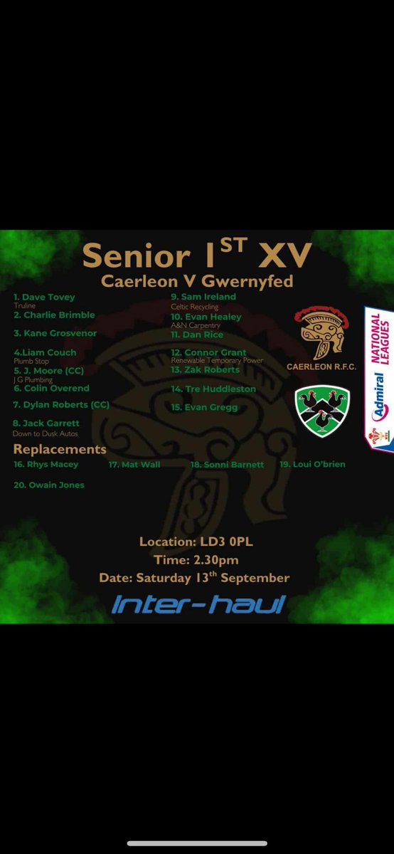 Caerleon RFC tweet media