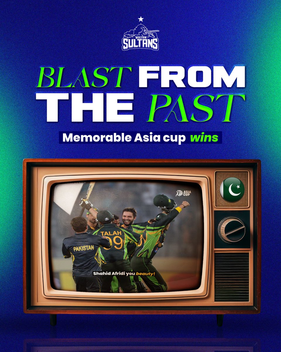 From iconic wins to nerve-wracking thrillers, let’s relive Pakistan’s Asia Cup classics that still give us goosebumps! 🤩🇵🇰

Which Asia Cup clash tops your list of favorites? 🔥