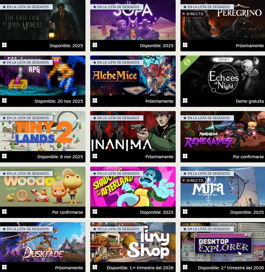 Todavía puedes encontrar #TinyLands2🏠en la lista de juegos de Steam de <a href="/devinitiveshow/">devINITIVE</a> 👇
store.steampowered.com/curator/432120…✨ Junto con muchos otros joyindies! 💎

También podéis ver en YouTube la presentación oficial del evento con <a href="/djpanchi1/">DjPanchi</a>  y <a href="/lovelyindies/">Lovely Indies</a>  📢
 youtube.com/@devinitiveshow