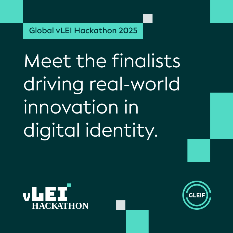 GLEIF's tweet photo. 🚀 Meet the finalist teams shaping the future of digital identity at the Global #vLEI Hackathon 2025:

Theme I: @Clearstream, @ltin_li, Glink, @DowsersFinance, @Settled_Here, @SenaryLabs, @LBGplc

Theme II: @LSEplc , @pixforce_, @dataswyft, #Aimchia, @getsmileapi, #Crif, AEOTrade