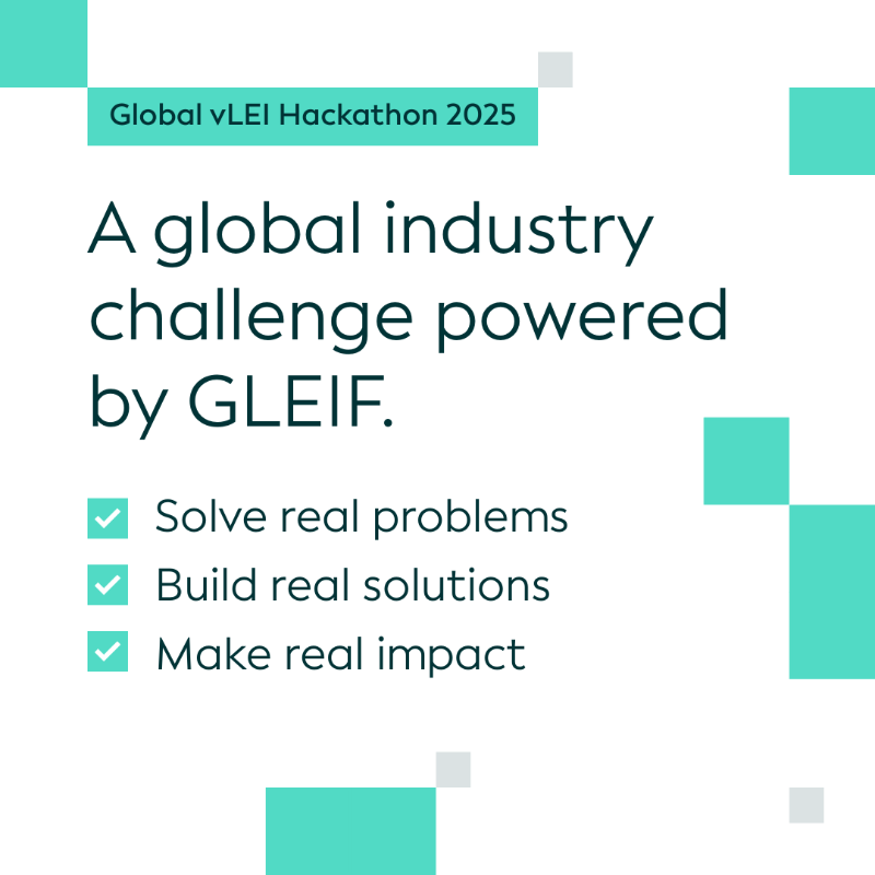GLEIF's tweet photo. 🚀 Meet the finalist teams shaping the future of digital identity at the Global #vLEI Hackathon 2025:

Theme I: @Clearstream, @ltin_li, Glink, @DowsersFinance, @Settled_Here, @SenaryLabs, @LBGplc

Theme II: @LSEplc , @pixforce_, @dataswyft, #Aimchia, @getsmileapi, #Crif, AEOTrade