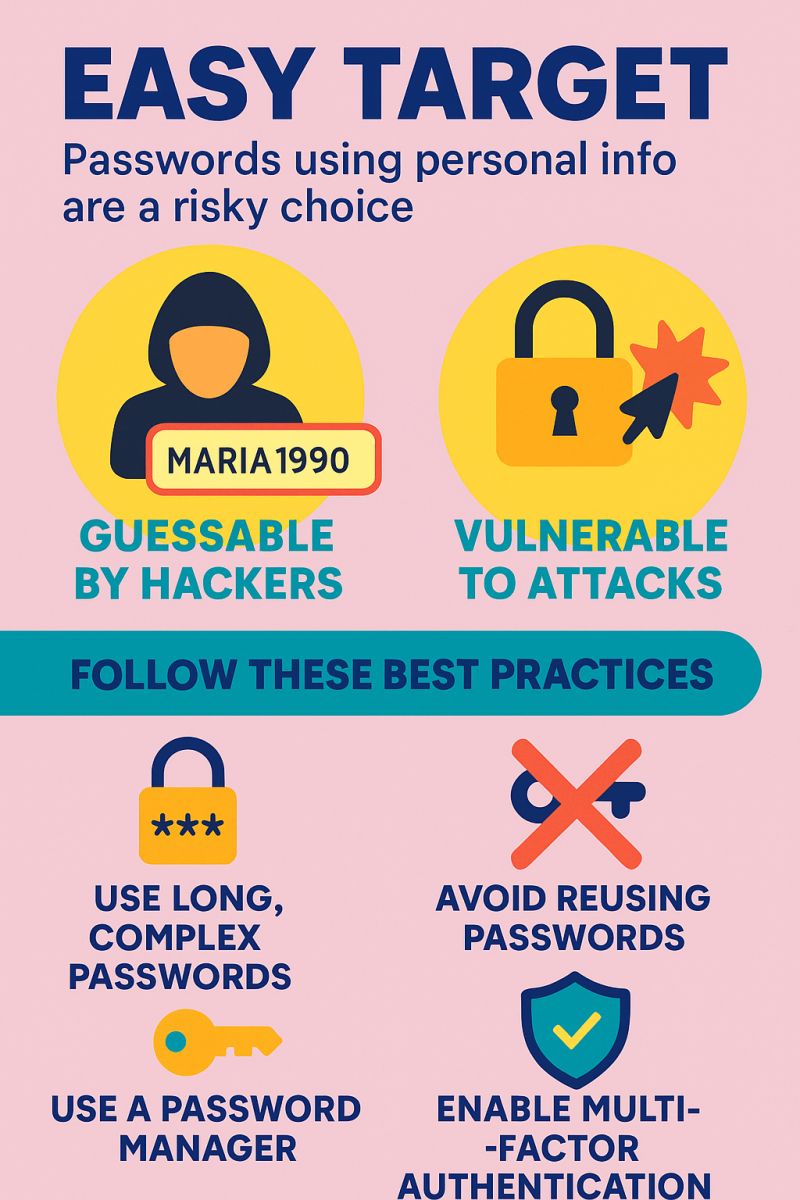 #cybersecuritytips For creating a stronger password use at least 12-16 characters and get creative with spelling of words/phrases, including using numbers or symbols in place of typical letters!🔐