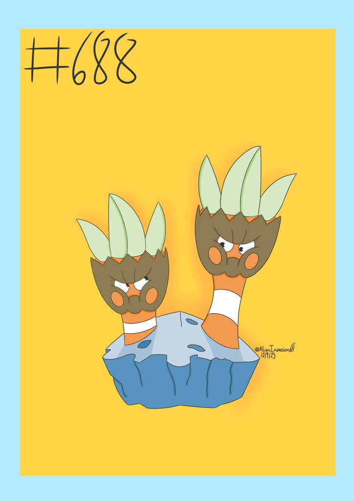 AlienInvasion64's tweet image. Drawing every Kalos Pokémon daily, until Legends Z-A releases 

Day 39: Binacle 
#Pokemon #PokemonLegendsZA #Binacle #カメテテ #artmoots