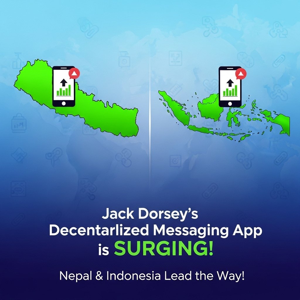 NameCoinNews_'s tweet image. Jack Dorsey’s decentralized messaging app, Bitchat, is surging in Nepal and Indonesia! Amid social media crackdowns during national protests, Bitchat&apos;s offline and autonomous features make it a vital tool when confidence in authorities falters.

#Bitchat #DecentralizedTech