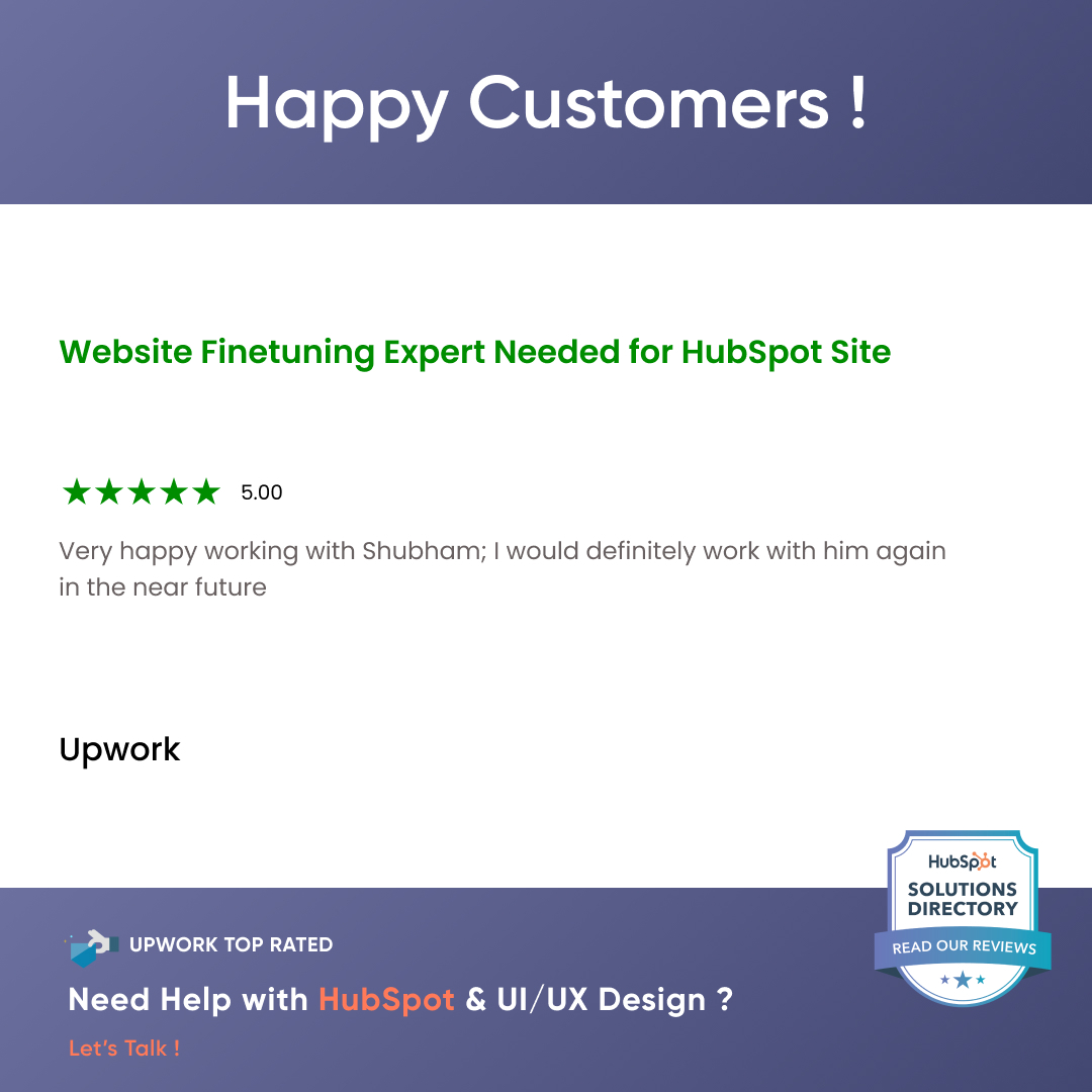 AcceleratorCode's tweet image. Excited to keep helping businesses with landing pages, websites, and HubSpot solutions 💡

 #ClientReview #Success #HubSpot #WebDesign