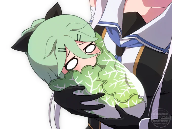 おくるみ山風 #艦これ
