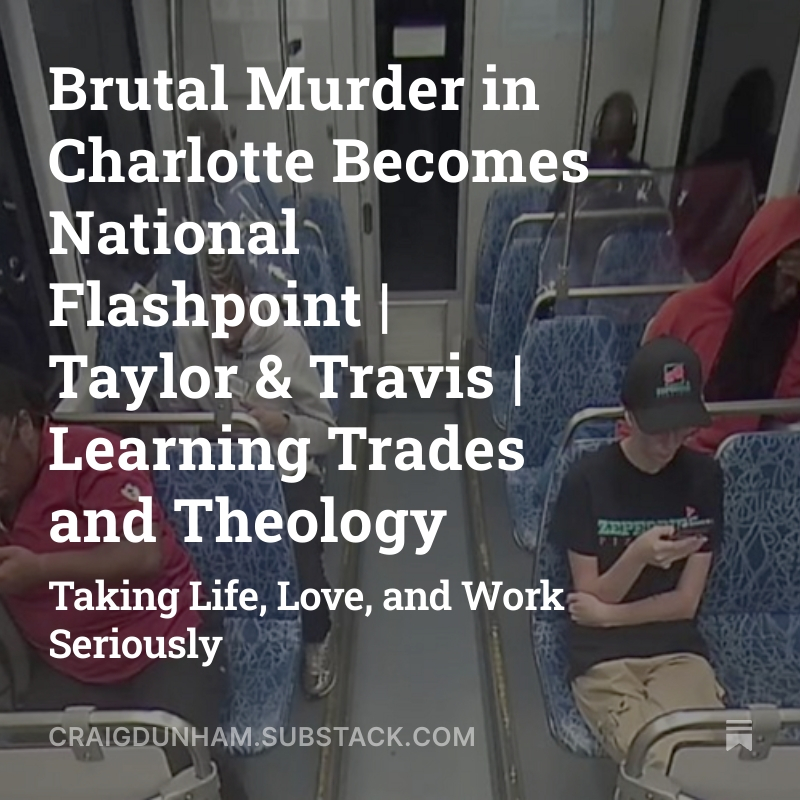 In this week’s Second Drafts, I take a second look at three stories: a brutal murder that raises hard questions about justice, a pop-culture wedding that says more than we think about marriage, and a new school that dares to unite theology with the trades. craigdunham.substack.com