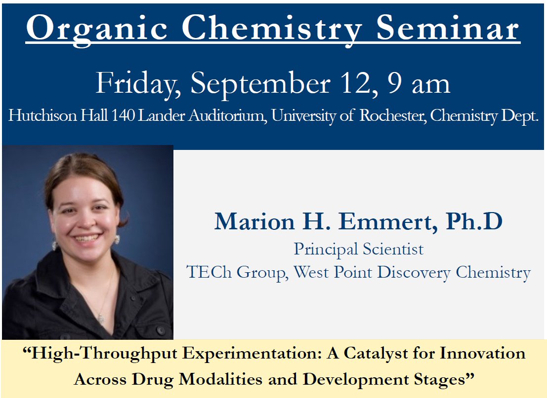 University of Rochester Chemistry Department tweet media