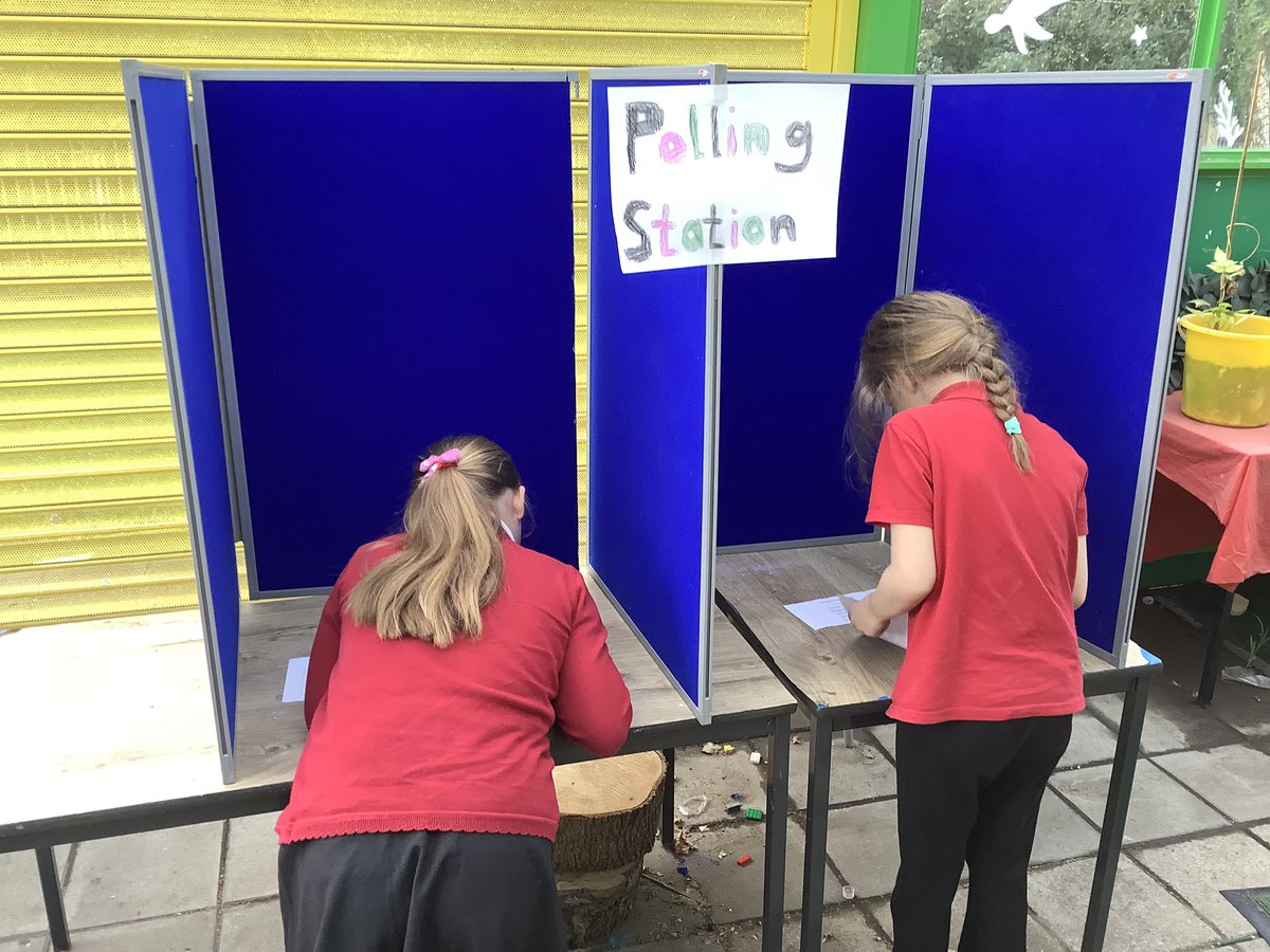 After finding out about elections this week, we have carried out our class elections today. We have had elections officers, voted in secret at our polling station and put our votes in the ballot  box.

#informedcitizens #electionday <a href="/garntegprimary/">Garnteg Primary</a>