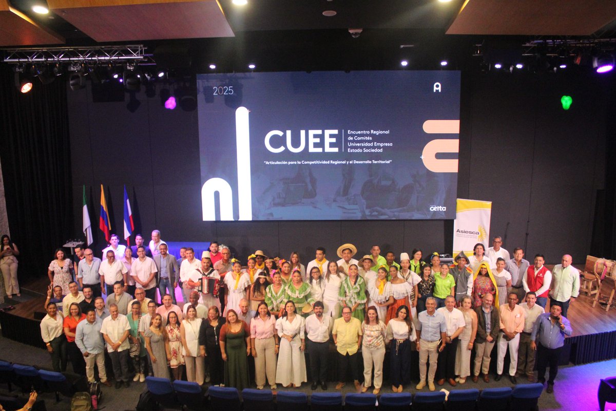 Un exito el Encuentro Regional de Comités Universidad-Empresa-Estado del Caribe en #Valledupar <a href="/ErnestoOrozcoD/">Ernesto Orozco Durán</a> 
Con la participación de CUEES de todo el país.
Un espacio para dialogar sobre competitividad, innovación y desarrollo 🌎🤝
#CUEEcaribe2025 gracias <a href="/gelcagutierrez/">GELCA GUTIERREZ</a>
