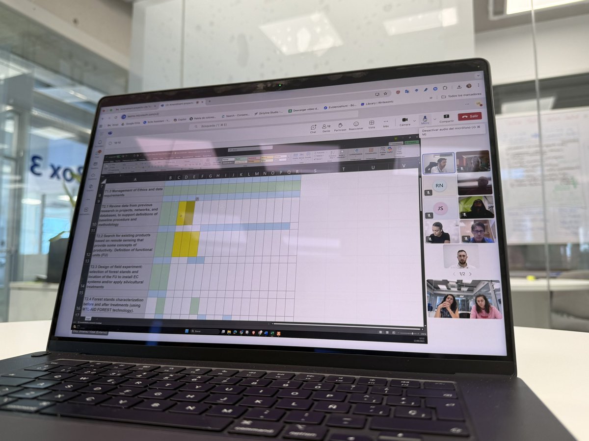 Encuentro con los socios para poner al día los últimos progresos del proyecto #lifetokenco2 📸💬