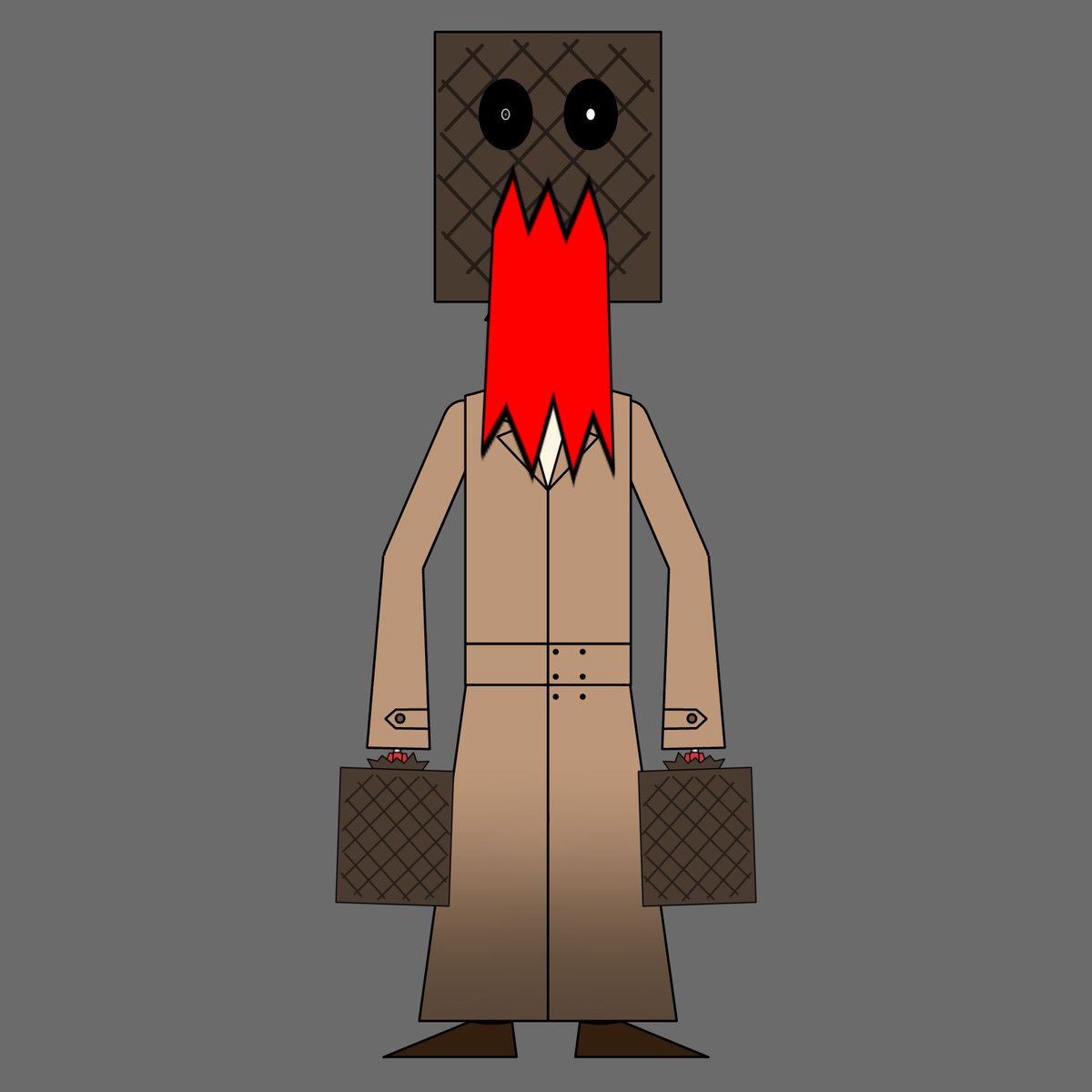 I still love Brent too-
look at him... he is such a cutie cardboard red flyswatter dude...