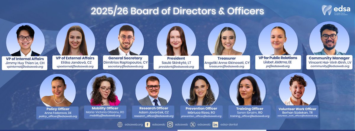 EDSA | European Dental Students' Association tweet media