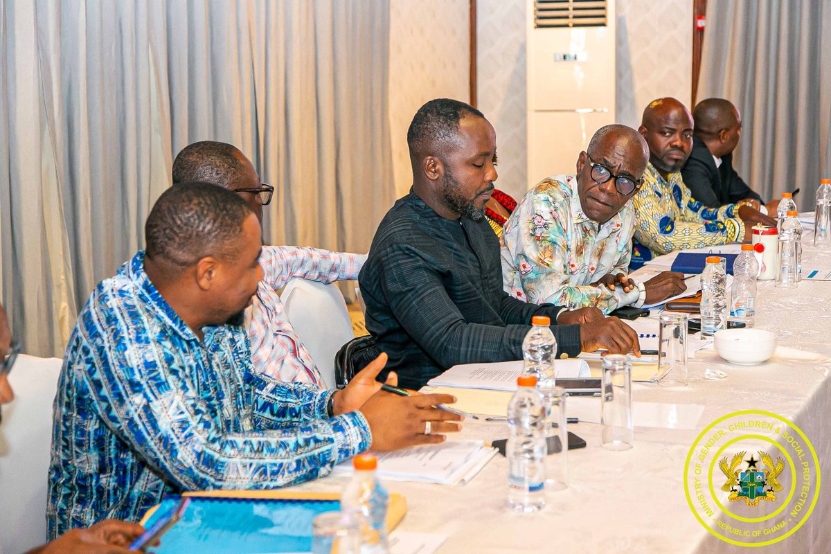 MoGCSP_Ghana's tweet image. The Ministry has begun series of consultative meetings with #stakeholders to develop a #LegislativeInstrument for the recently passed Social Protection #Act 2025 (Act 1148).
This demonstrates Ghana’s dedication to enhancing #socialprotection systems for more effective delivery .