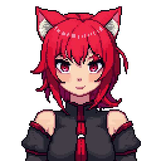 Pixelart_1992's tweet photo. 200x "Cat Womans" are DONE!
Let's dive into the "Portrait" section.
20 x 10 Different Models.
Hairc.: Red,Blue,Green,Blond,Black,Light Blue
Sizes: 148x148 ,128x128,64x64
400xUpscaled examples here to see. #PixelArt #RetroGame #GameAssets #2D #IndieGameDev #assetbundle https://t.co/jE8lvH3AN5
