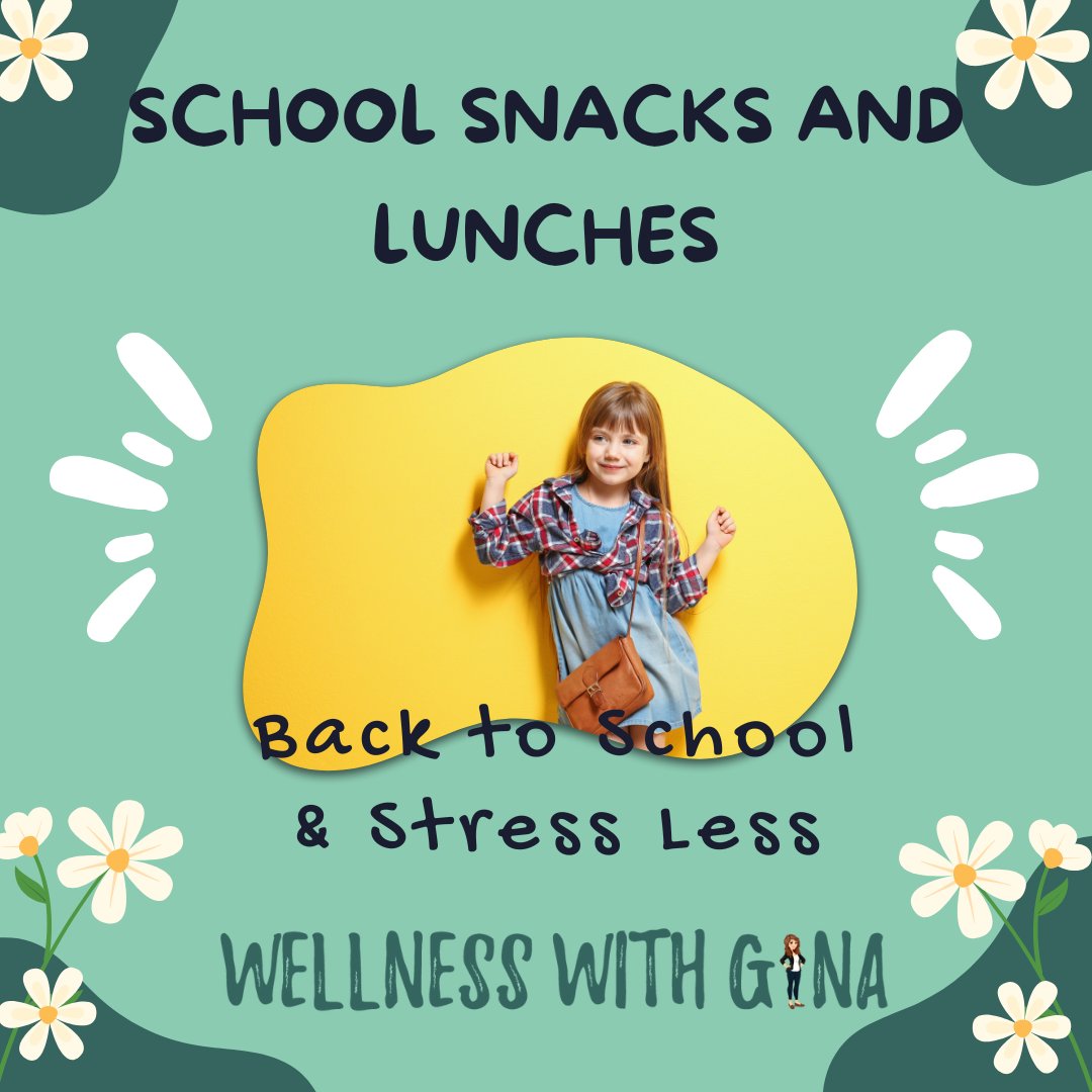 It's Back to School time!

Get prepared with Healthy Snacks and Lunch ideas.  

Link in the bio!

Get your kids involved in the process and let's take the stress out of back to school!