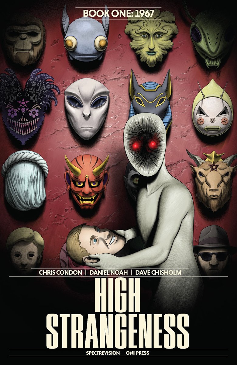 .<a href="/SpectreVision/">SpectreVision</a> (Mandy, Color Out of Space) explores real-life paranormal phenomena in the new comic HIGH STRANGENESS.

We have an exclusive, extended look inside Book One - 1967: bloody-disgusting.com/exclusives/389…
