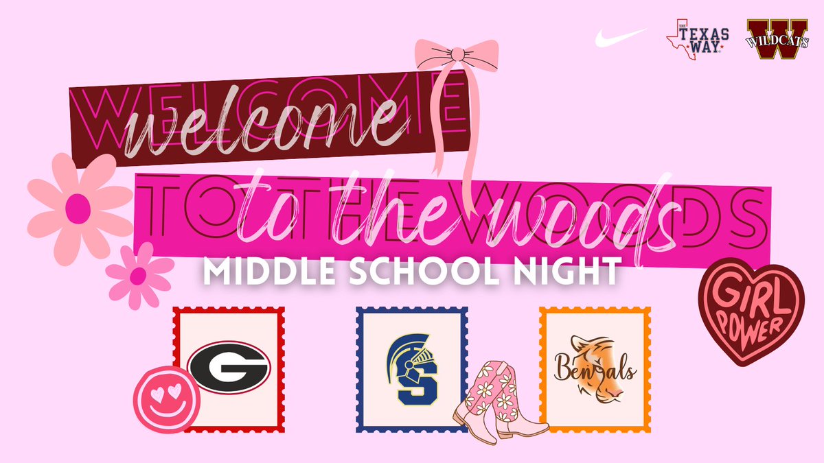 🎀MIDDLE SCHOOL NIGHT🎀

We'd like to WELCOME our middle school athletes and families to our gym this evening with our match-up against Langham Creek. We thank you and we look forward to continuing the development of young volleyball players and young ladies alike!

#212