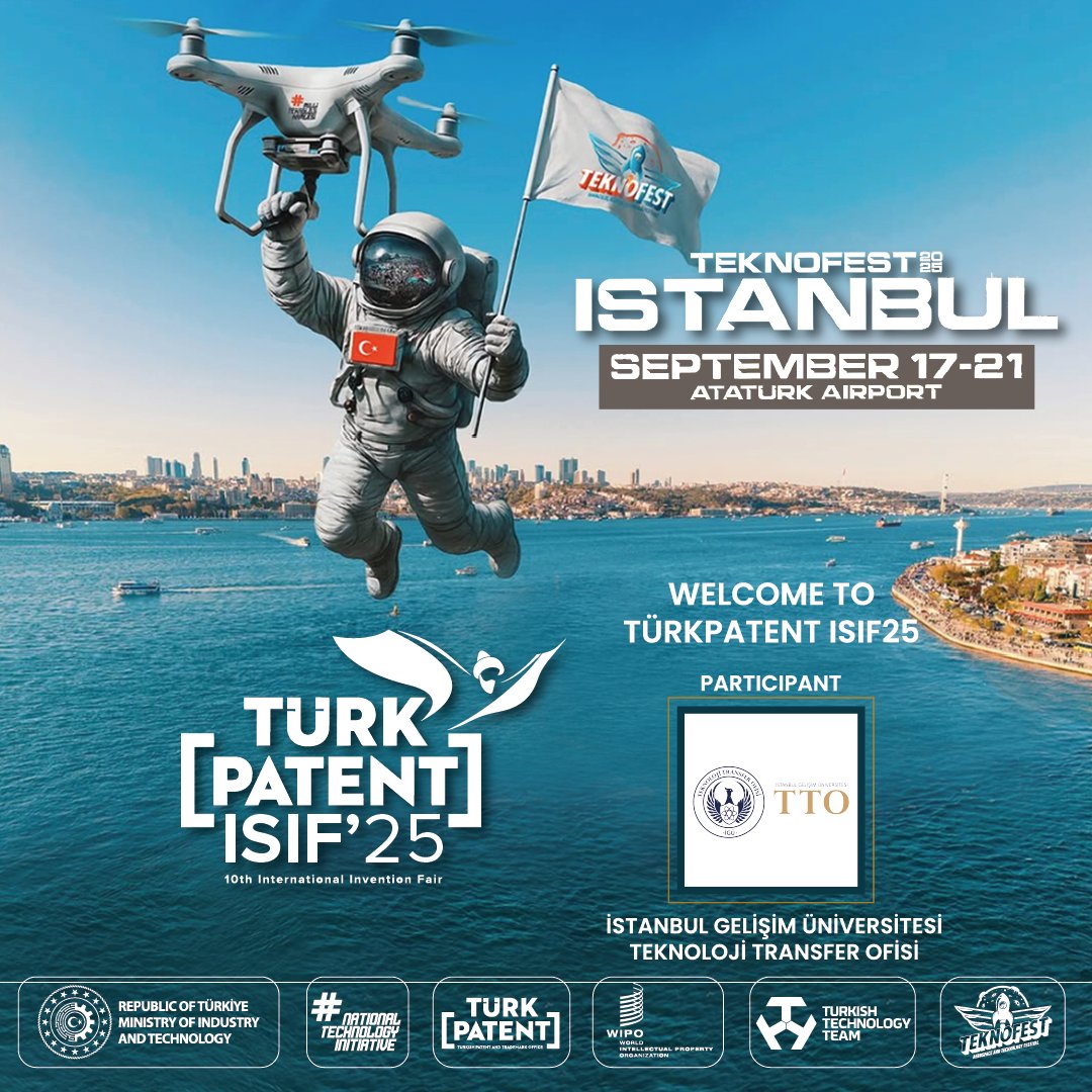 istanbulinvent's tweet photo. Welcome to TÜRKPATENT ISIF25……

@gelisimtto  is at TURKPATENT ISIF this year with its projects that shape the technologies of the future.    

September 17–21 | Atatürk Airport, İstanbul      https://t.co/0LDHK3s0cD

@TURKPATENT @teknofest @TCSanayi #ISIF25 https://t.co/C9ZEoajla6