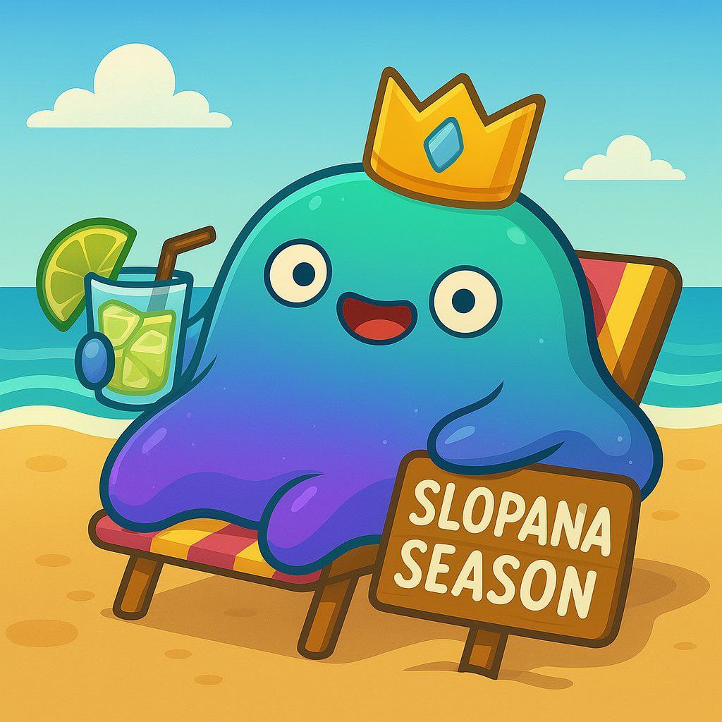 SlopanaCoinSol's tweet image. It’s coming. Don’t miss the waves 🌊   

Slopana season is loading — and it’s not waiting for anyone.🔥   

CTO-led. Meme-fueled. 

Community-powered. 

We’re not here to play — we’re here to send. 🚀 

#Slopana #SlopanaSeason #MemeCycle
