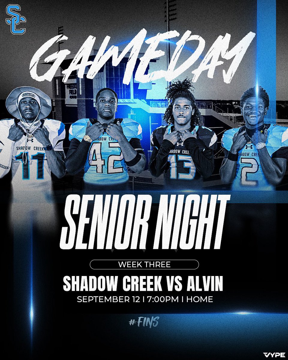 Tonight Shadow Creek vs. Alvin HS @ Freedom Stadium! Be there and be LOUD #neonnight #fridaynightlights #fridaynightfootball <a href="/AlvinISD/">Alvin ISD</a> <a href="/AlvinISDAth/">Alvin ISD Athletics</a> <a href="/ShadowCreekHS/">Shadow Creek HS</a> <a href="/SCSharksAth/">SCathletics</a>