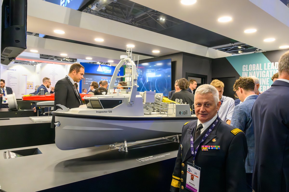 🇧🇪⚓ At DSEI 2025 we focus on drones, comms &amp; counter-drone systems to make our Navy stronger and more resilient.
🚢Patrol vessel Pollux as networking platform to support Belgian industry 🤝by building synergies with trusted partners for a future-proof fleet. 🌊
<a href="/COM_BelgianNavy/">Admiral Tanguy Botman</a>