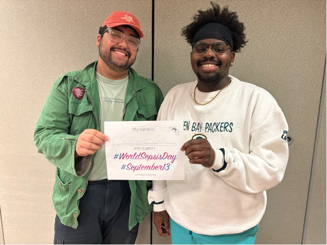 JPipta's tweet photo. #Corewellhealth Staff at Troy hospital showing support for #WorldSepsisDay even when they are performing a training day. Sepsis awareness can happen anywhere. Knowing the signs can save a life. https://t.co/1m9tWGhBnn