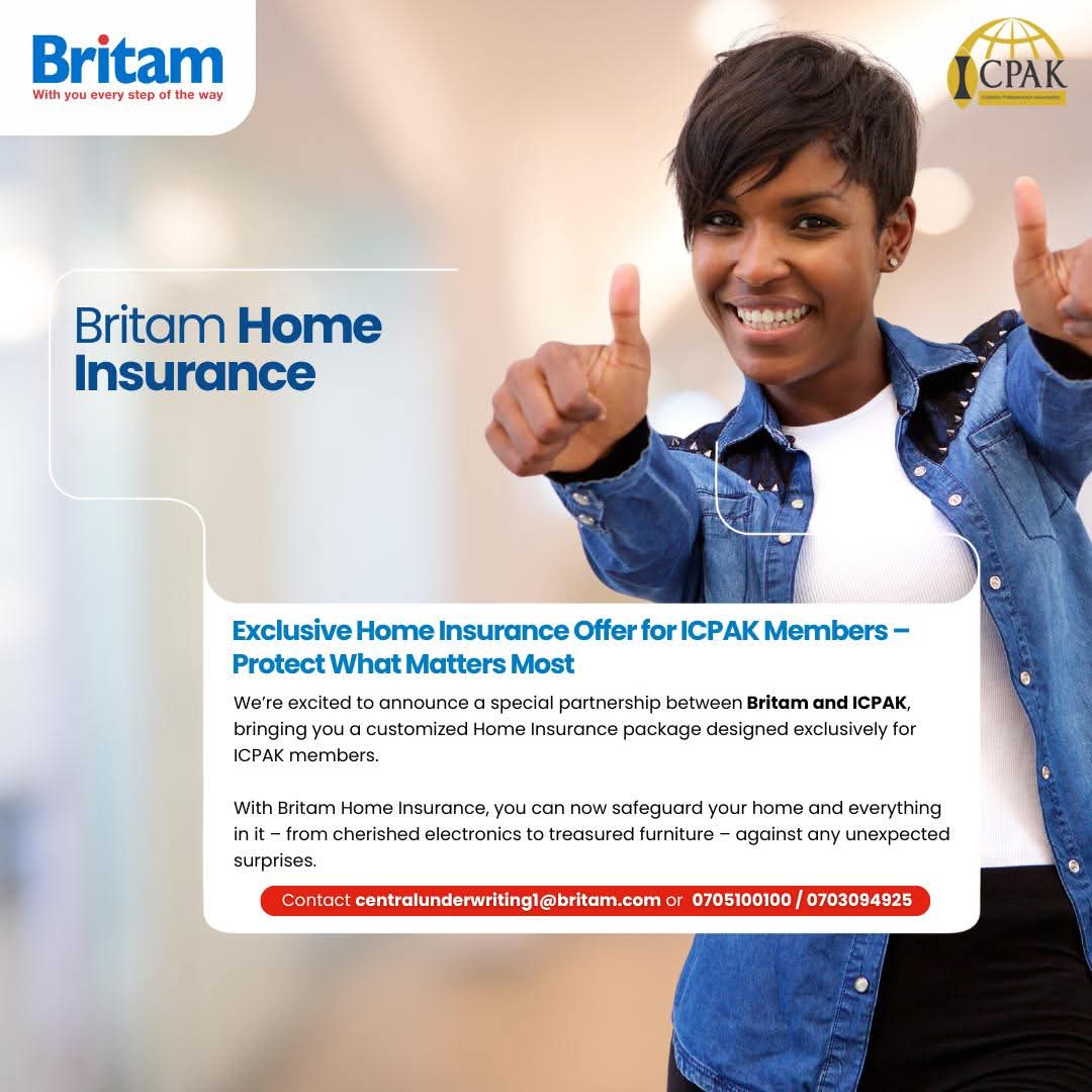ICPAK_Kenya's tweet photo. #BeyondTheProfession  
#ICPAKMemberBenefits @BritamEA @mividahomes ^CA https://t.co/NnbxRO2F4j