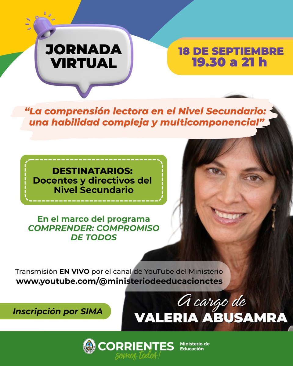 📢 ¡Atención!  
Desde hoy a las 14:00 h, se encuentra abierta la inscripción por el catálogo de SIMA 🗂️.  
Capacitaciones pensadas para acompañarte, fortalecer tu práctica y avanzar hacia una educación mas equitativa, diversas e inclusiva 📚🤝