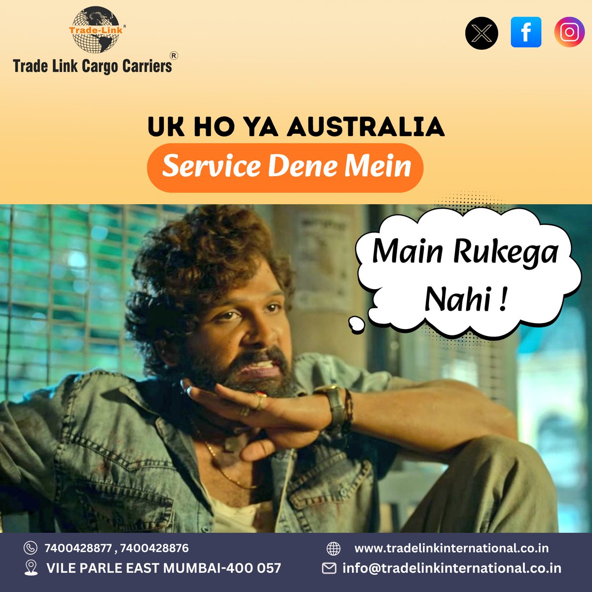 TradelinkC's tweet image. Tradelink International offers fast, secure, &amp;amp; hassle-free courier services with real-time tracking and expert care. ✅✈️

📞 +91 74004 28877 | 74004 28876
🌐 tradelinkinternational.co.in

#SafeDelivery #SecureParcel #GlobalShipping #ReliableCourier #PeaceOfMin