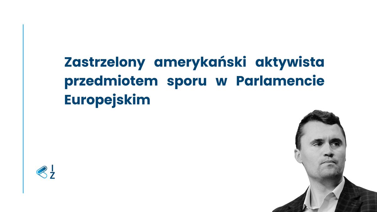 🗨️Zastrzelenie 10.09.2025 r. w USA 🇺🇸 Charliego Kirka, konserwatywnego aktywisty i zwolennika Trumpa, wywołało spór w Parlamencie Europejskim. Prawica chciała uczcić go minutą ciszy 🕯️ i zgłosiła do Nagrody im. Sacharowa 🏆. Metsola ✋ odrzuciła wniosek, a faworytem do nagrody