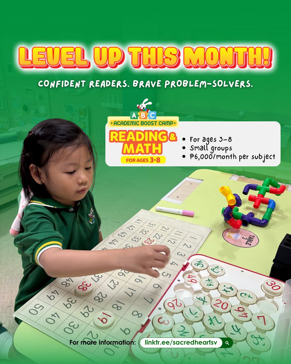 shssunvalley's tweet image. #sacredheartschoolsunvalley #sunvalleyparañaque #abcprogram #readingandmath #smallgrouplearning #preschoolph #leveledup #learningthroughplay #parentingph