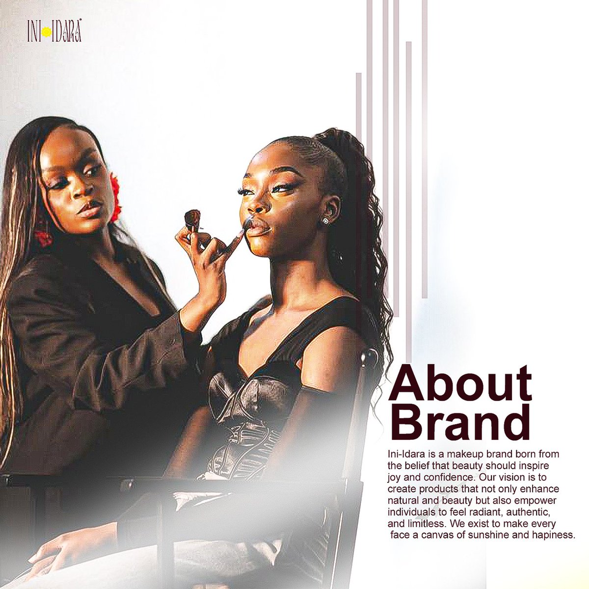 ElijahOnig42761's tweet image. What's is a brand without symbol?

Here is a unique brand identity design for INI-IDARA. A brand  that celebrate the power of makeup to enhance—not hide—the beauty that’s already yours.
#makeup
#makeupbrand
#Designerstribe
#Branddesign
#trending