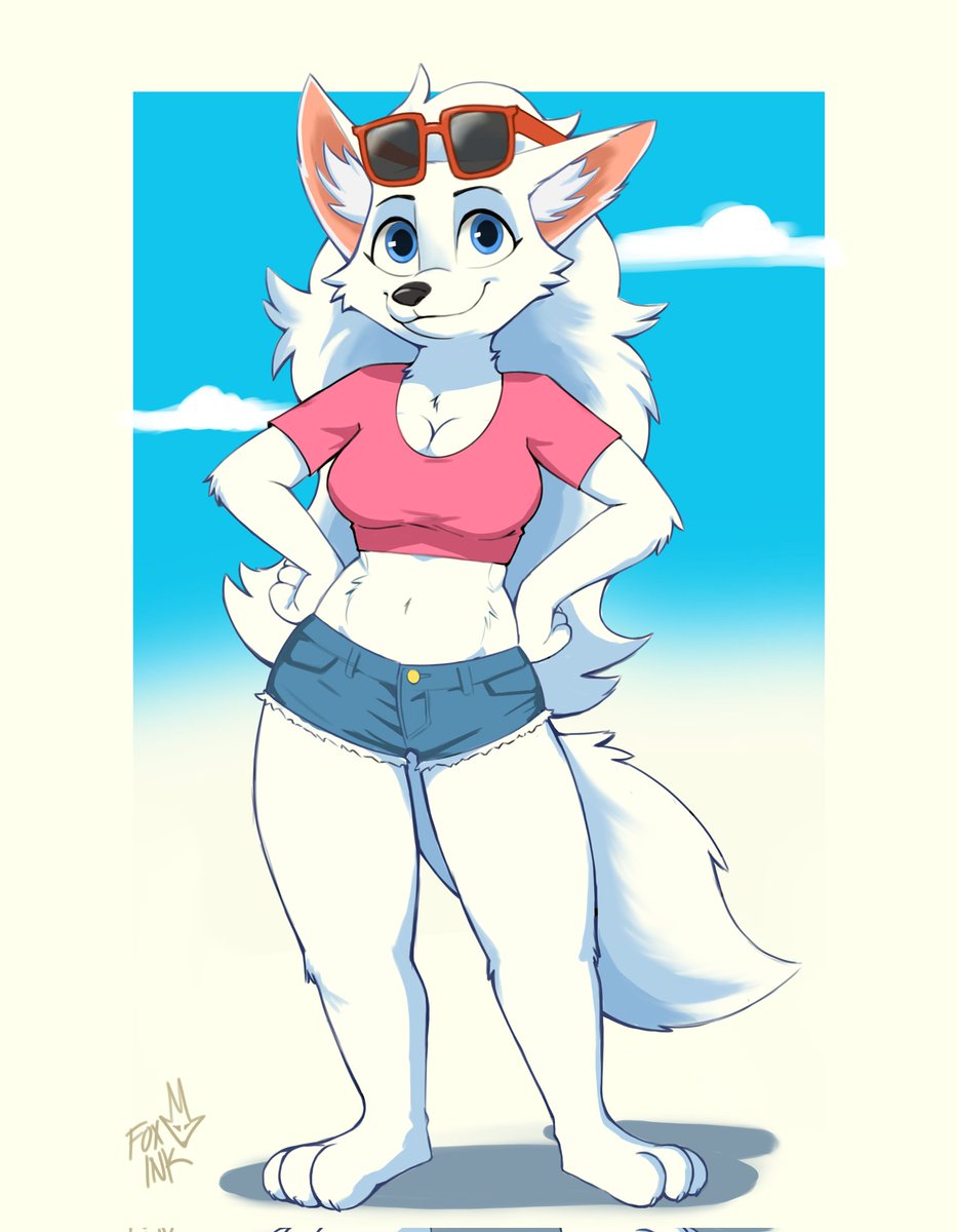 Last minute of summer 🌅

Commission for <a href="/nickick143/">Nicky wolf (commission closed)</a>