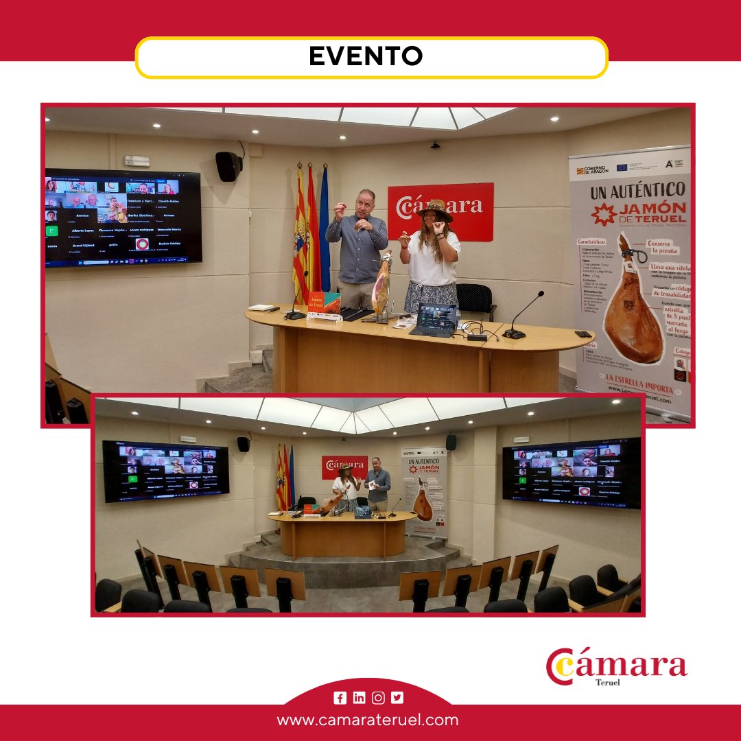 📢Éxito de la cata internacional del <a href="/JamondeTeruelDO/">Jamón de Teruel D.O.P. - Cerdo de Teruel I.G.P.</a>  que refuerza su posicionamiento exterior en el marco de la XLI Feria del Jamón de Teruel 
<a href="/Ayto_Teruel/">Ayuntamiento de Teruel</a> 

Gracias <a href="/Soy_JamonLovers/">Miriam López</a> por ayudarnos a que  nuestro producto estrella traspase fronteras.

#JamónDeTeruel