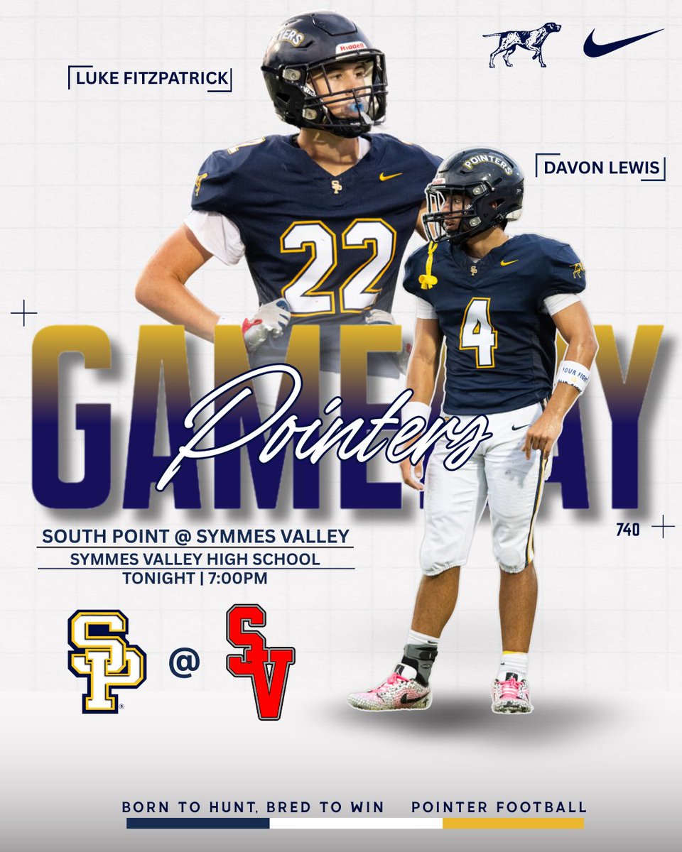 🔥 GAMEDAY 🔥
The Pointers (2-1) hit the road to battle the Vikings (3-0) in Willowwood! 🏈

Kickoff: 7PM TONIGHT at Symmes Valley High School.

Let’s bring the NOISE, the ENERGY, and bring home the W! 🐾⚡

#PointersFootball #RiseAsOne #PointerPride #FridayNightLights