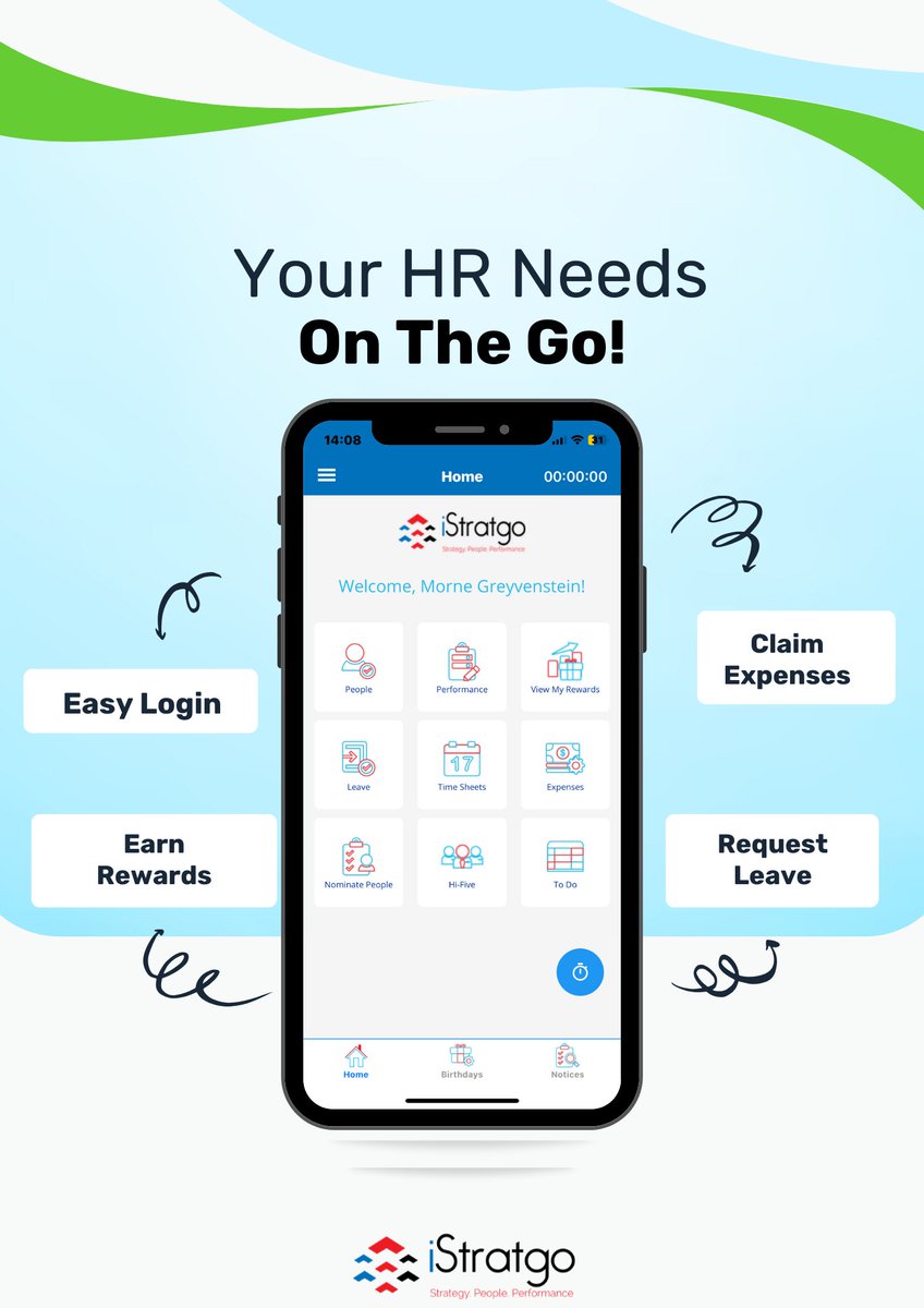 iStratgo's tweet image. Manage HR tasks anywhere with iStratgo Mobile App.
Whether it’s leave requests, expense claims, performance tracking, or rewards—manage all your HR needs seamlessly, anytime, anywhere.

Visit: istratgo.com for more info

#OnTheGo #iStratgo #HRMadeEasy #WorkSmarter #HR