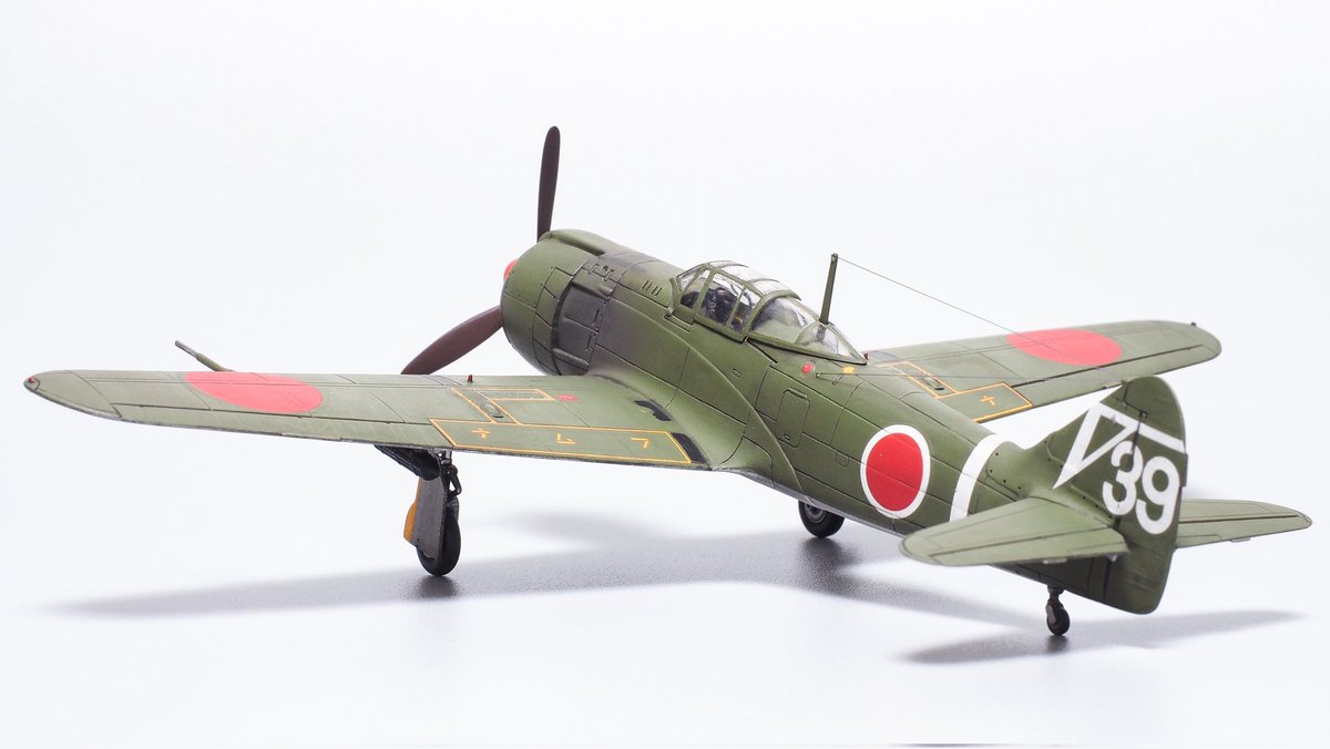 ファインモールド 1/72 五式戦闘機 水滴風防型
完成しました。