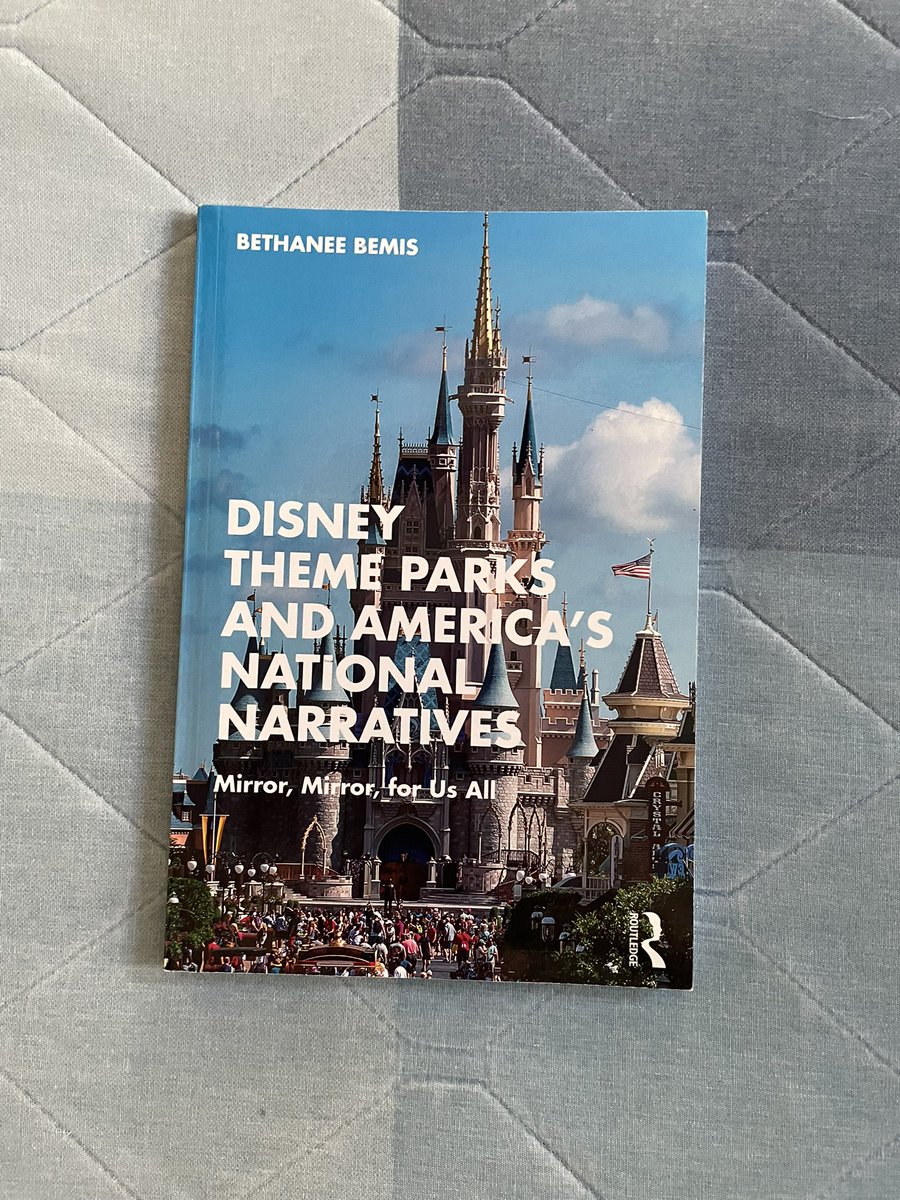 My Disney Stuff: Disney Theme Parks and America’s National Narratives by Bethanee Bemis

I’ve had this one for a while but it got lost in one of many piles of Disney books I have around the house. This book explores the relationship between Disney parks and American culture.