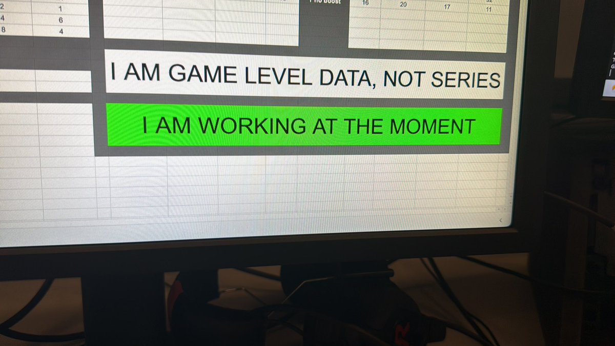 it’s ok things are better now