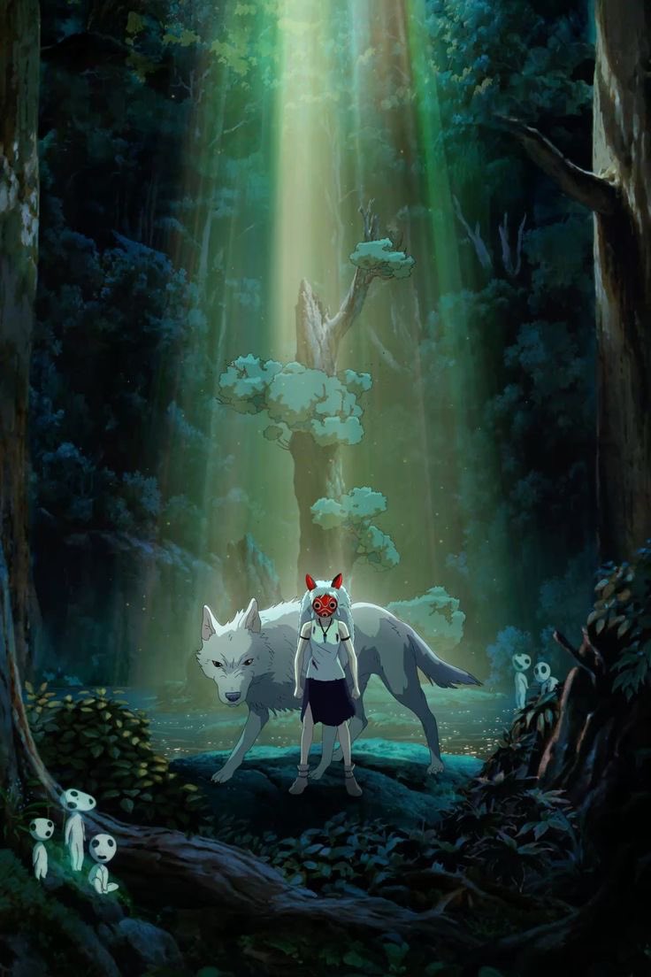 IMAX版の「もののけ姫」ポスター、かっこよすぎる。10/24より上映！