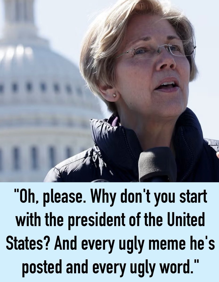 bluhue123's tweet image. Elizabeth Warren on people who say Democrats need to tone down their rhetoric.

Do you support Elizabeth Warren?
Raise your hand ✋ if you do